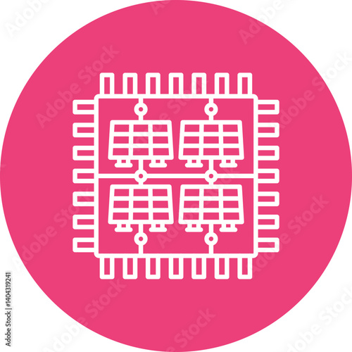 Solar chip Icon