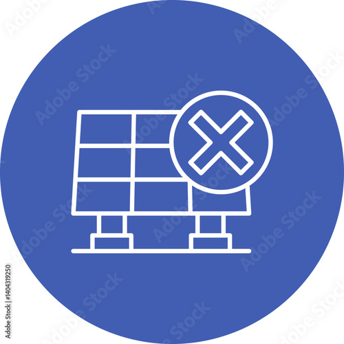 Solar fault Icon