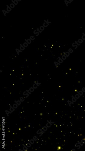 縦型・縦長動画用：黒ブラックバック素材 背景にイラストやアイコンや3CGアニメーションが動き回る