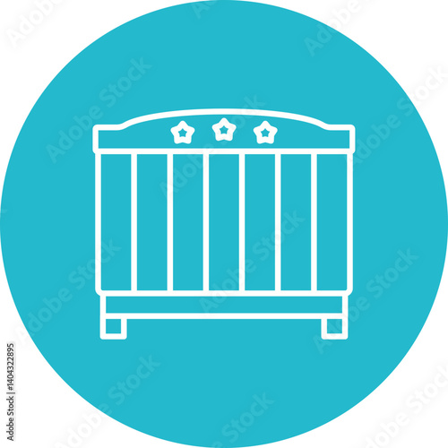 Baby crib Icon