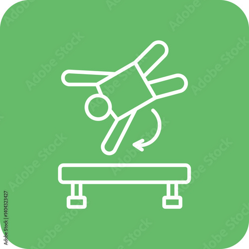 Acrobat jump Icon