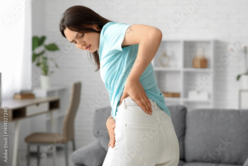 Young woman suffering from ...