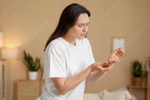 Young woman suffering from ...