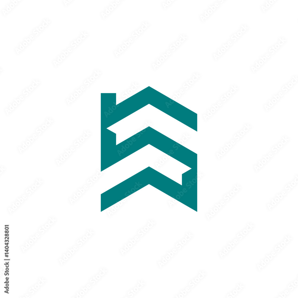 Abstract Real Estate Letter S Combination Logo Abstract Real Estate Letter S Combination Logo