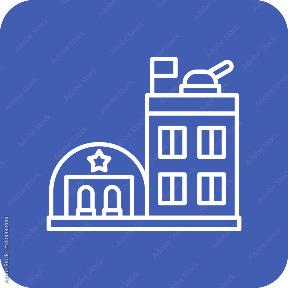 Fototapeta premium Building Icon