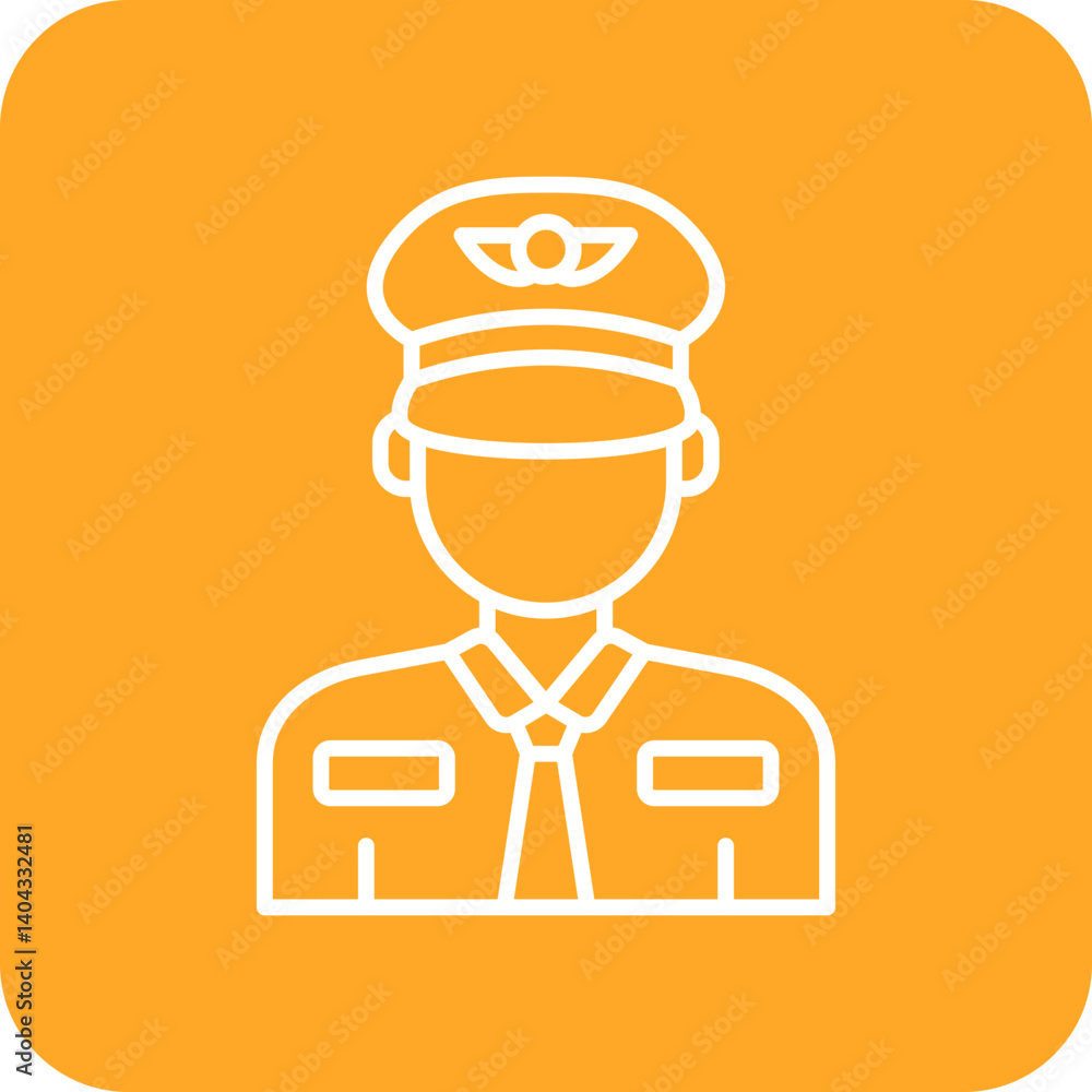 Obraz premium Pilot Icon