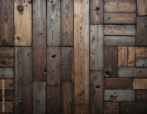 Reclaimed Wood Panel Texture
