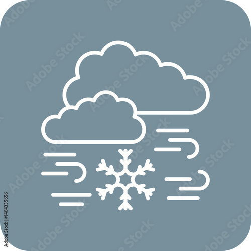 Cold breeze Icon