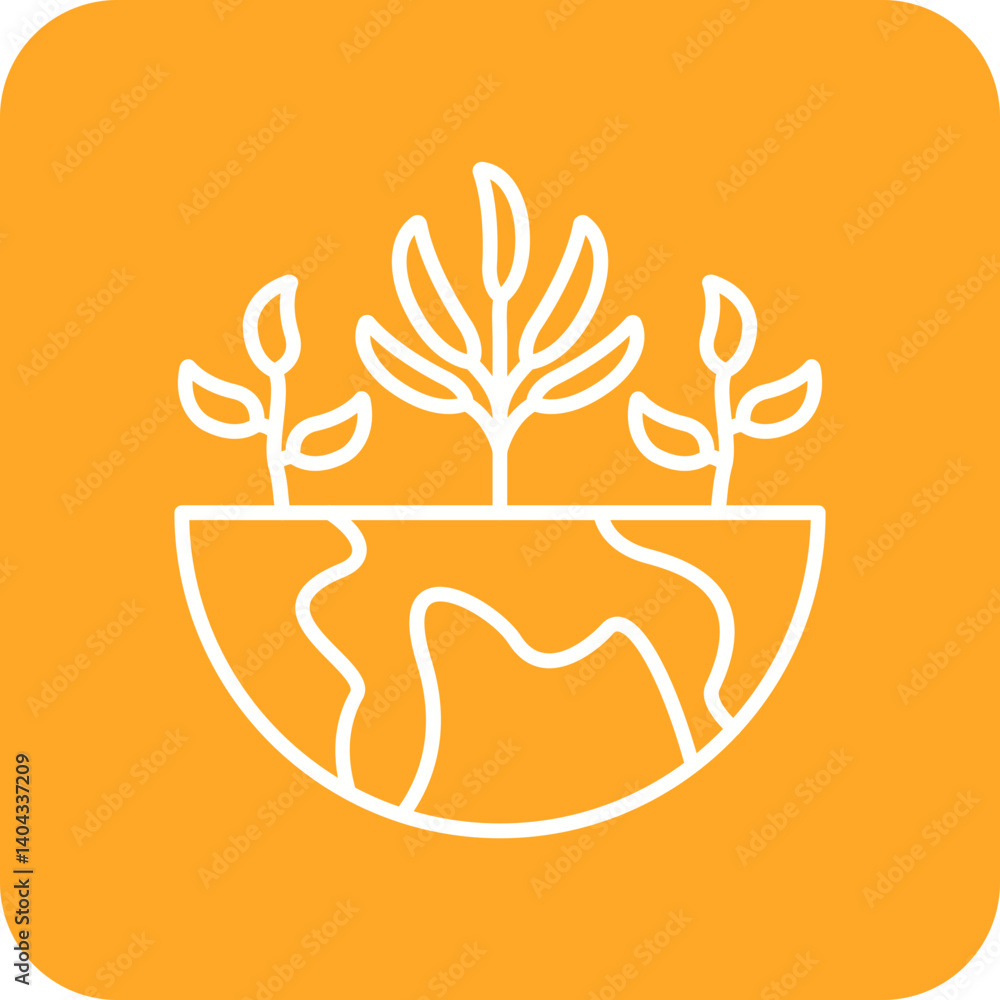 Obraz premium Save the world Icon