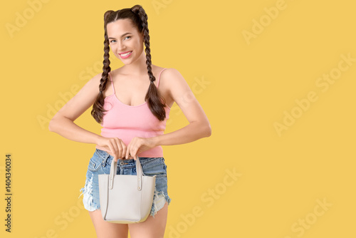 Beautiful young happy woman...