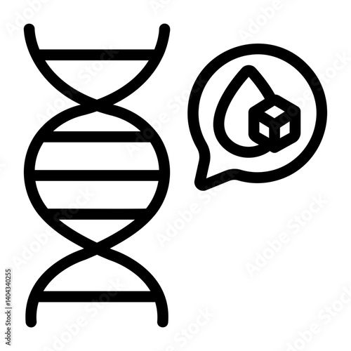 heredity Line Icon
