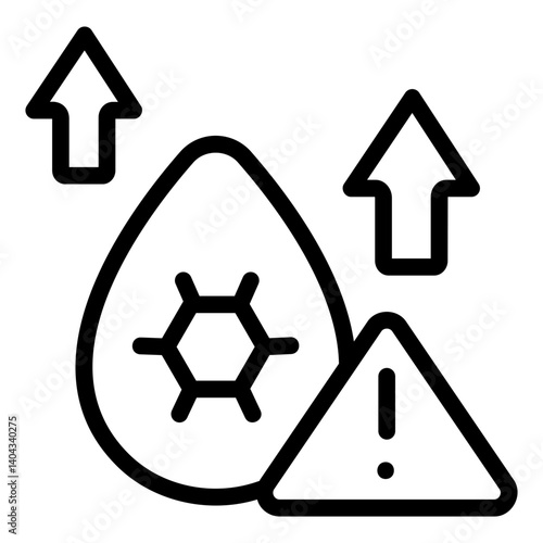 hypoglycemia Line Icon