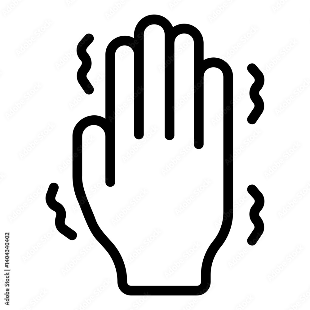 Obraz premium diabetic neuropathy Line Icon