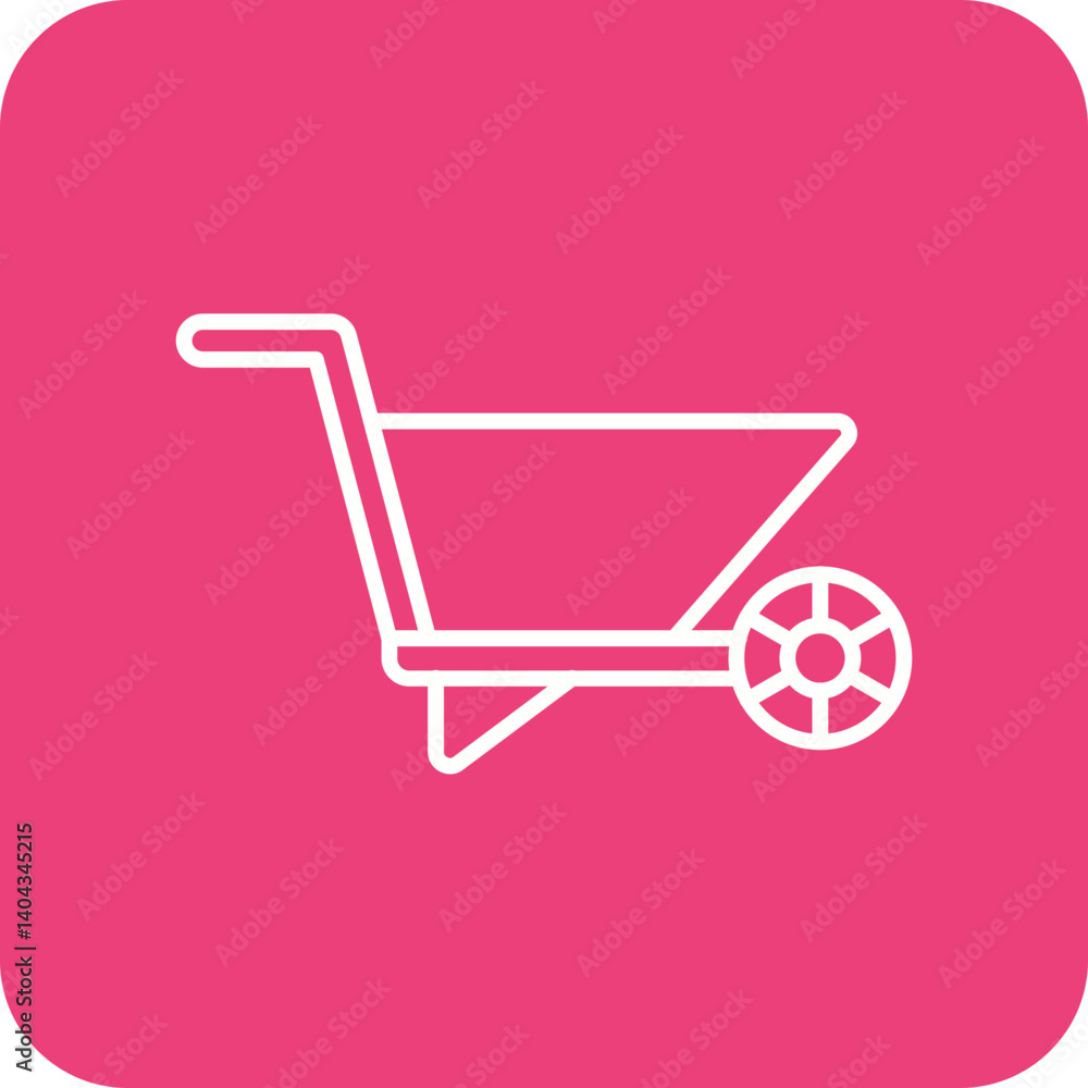 Wheelbarrow Icon Wheelbarrow Icon