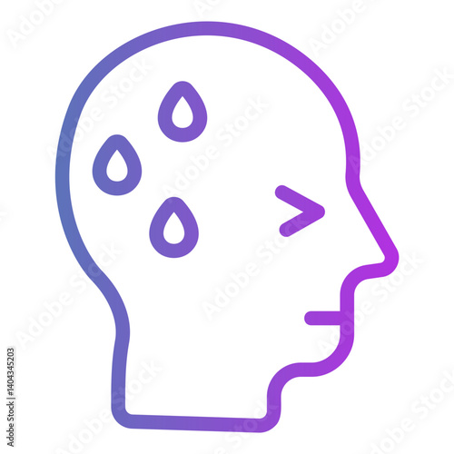 sweating Gradient icon