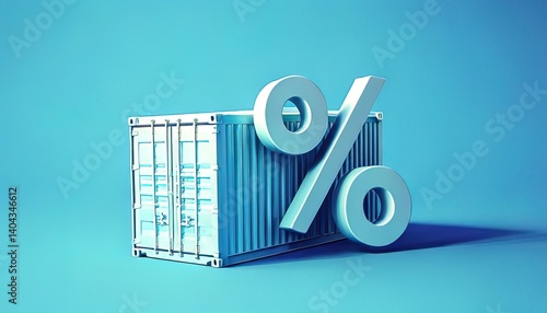 Shipping container with per...