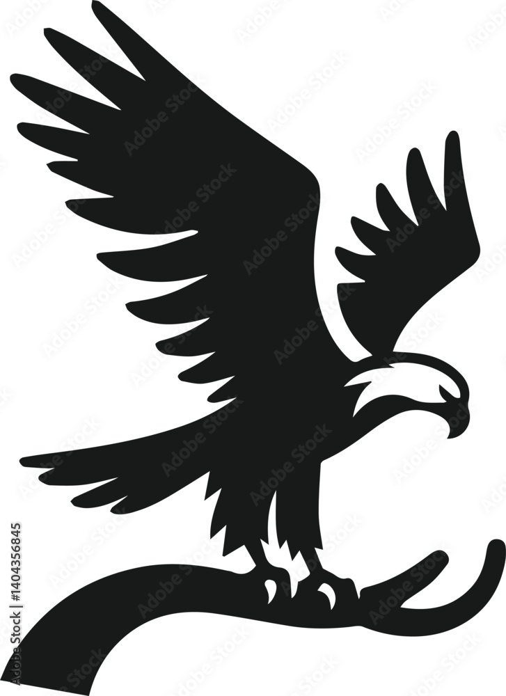 Obraz premium Eagle silhouette