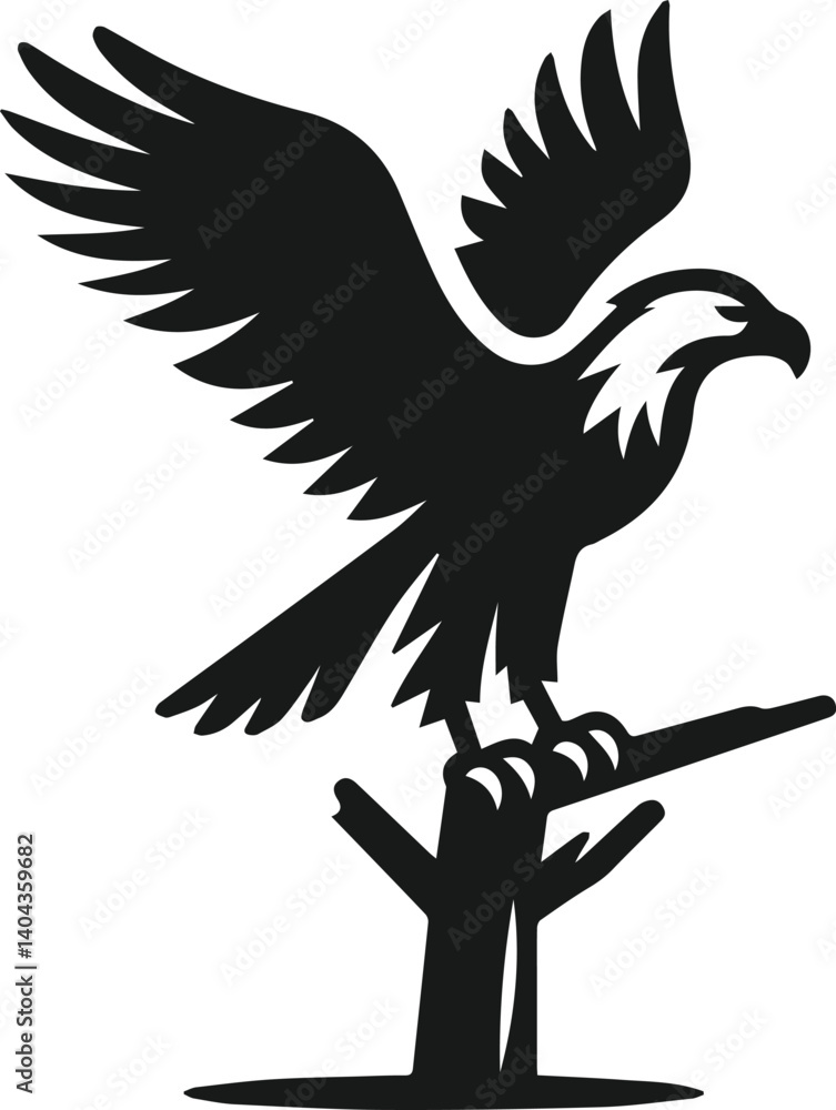 Fototapeta premium Eagle silhouette