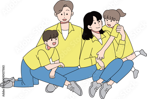 가족 일러스트