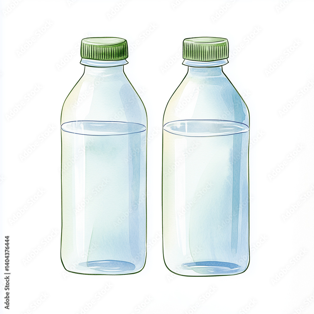 plastic bottle of water plastic bottle of water