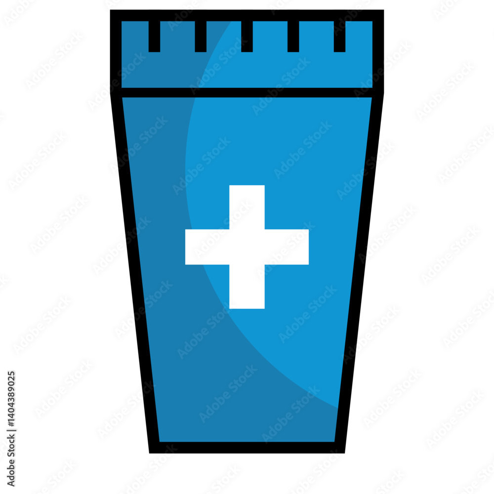 Obraz premium Medical Pill Container Icon