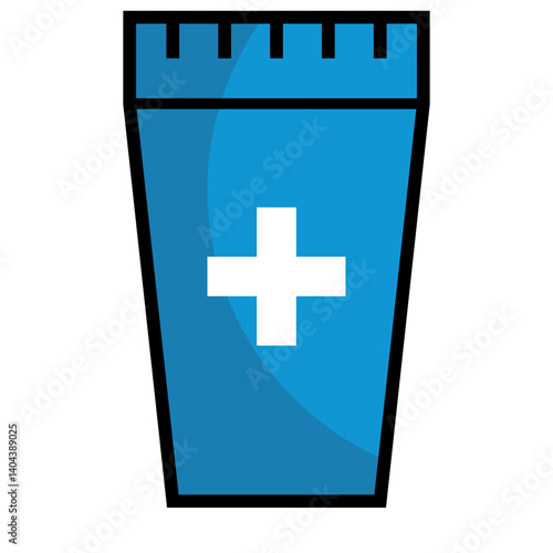 Medical Pill Container Icon