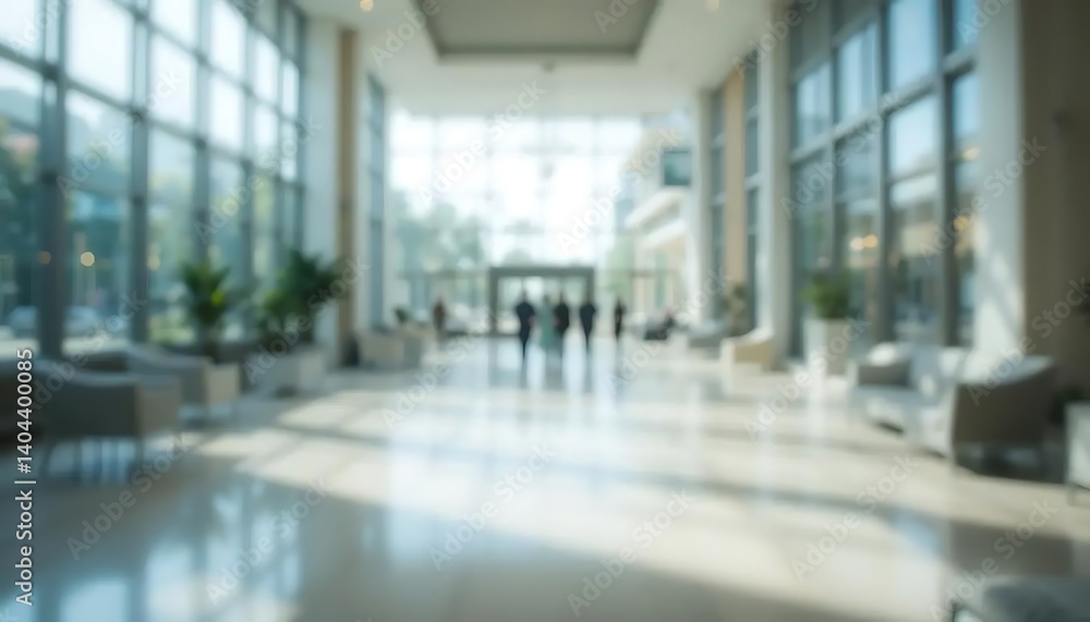 Elegant lobby ambiance showcasing a modern spacious bright architecture Elegant lobby ambiance showcasing a modern spacious bright architecture