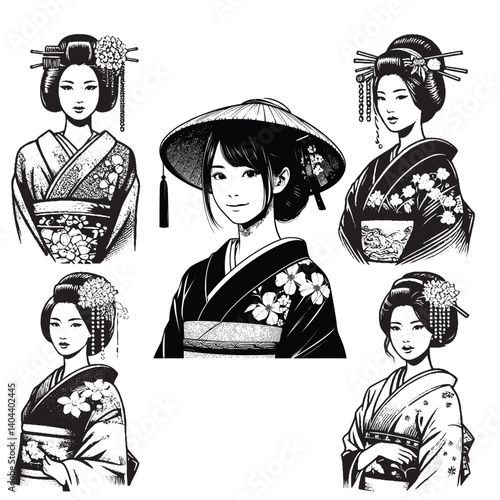 japanese girl with fan