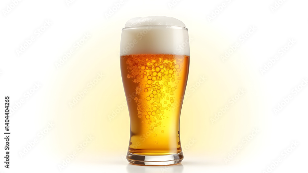 Scientific cross-section of beer foam showing bubble nucleation, hexagonal packing, and coalescence. Lab-style presentation. Scientific cross-section of beer foam showing bubble nucleation, hexagonal packing, and coalescence. Lab-style presentation.