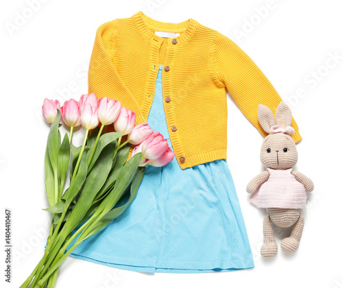 Little girl spring outfit w...