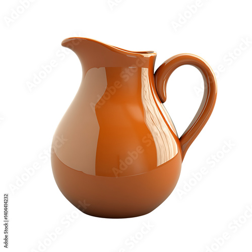 Wallpaper Mural jug cartoon isolated on white background full depth of field  Torontodigital.ca