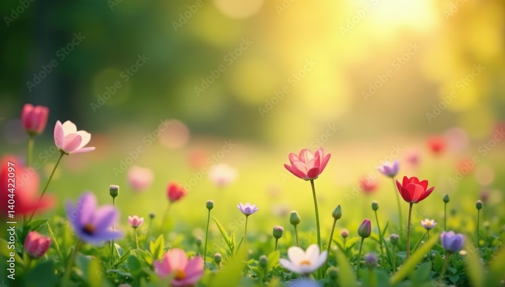 Subtle bokeh effect, soft-focus floral meadow Ideal for website backdrop , smooth, image Subtle bokeh effect, soft-focus floral meadow Ideal for website backdrop , smooth, image