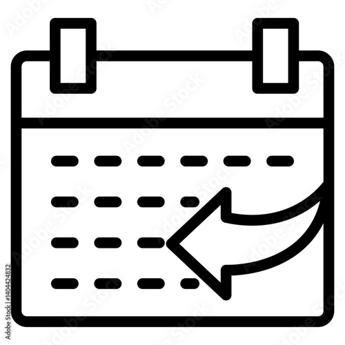 reschedule con in vector illustration