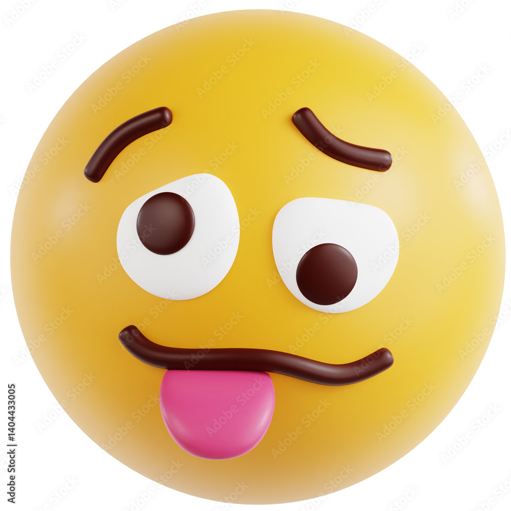 Fototapeta premium Mocking Face 3D Ilustration