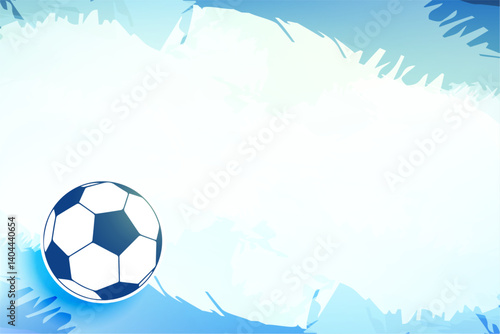 stylish soccer game poster for world cup league with text space