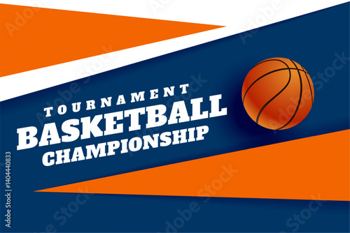 modern basketball championship league background in 3d style