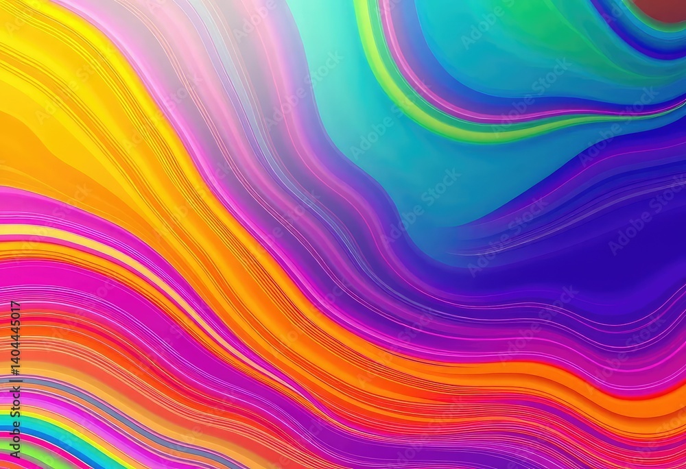 Abstract vibrant wavy stripes, colorful flat design background, vibrant colors, colorful background Abstract vibrant wavy stripes, colorful flat design background, vibrant colors, colorful background