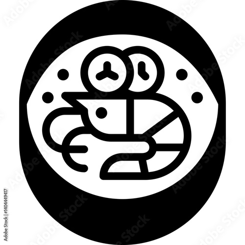 tom yum goong solid line icon