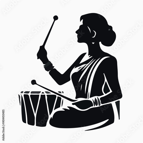 drummer and drum