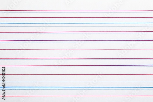 Lined paper with colored horizontal lines
