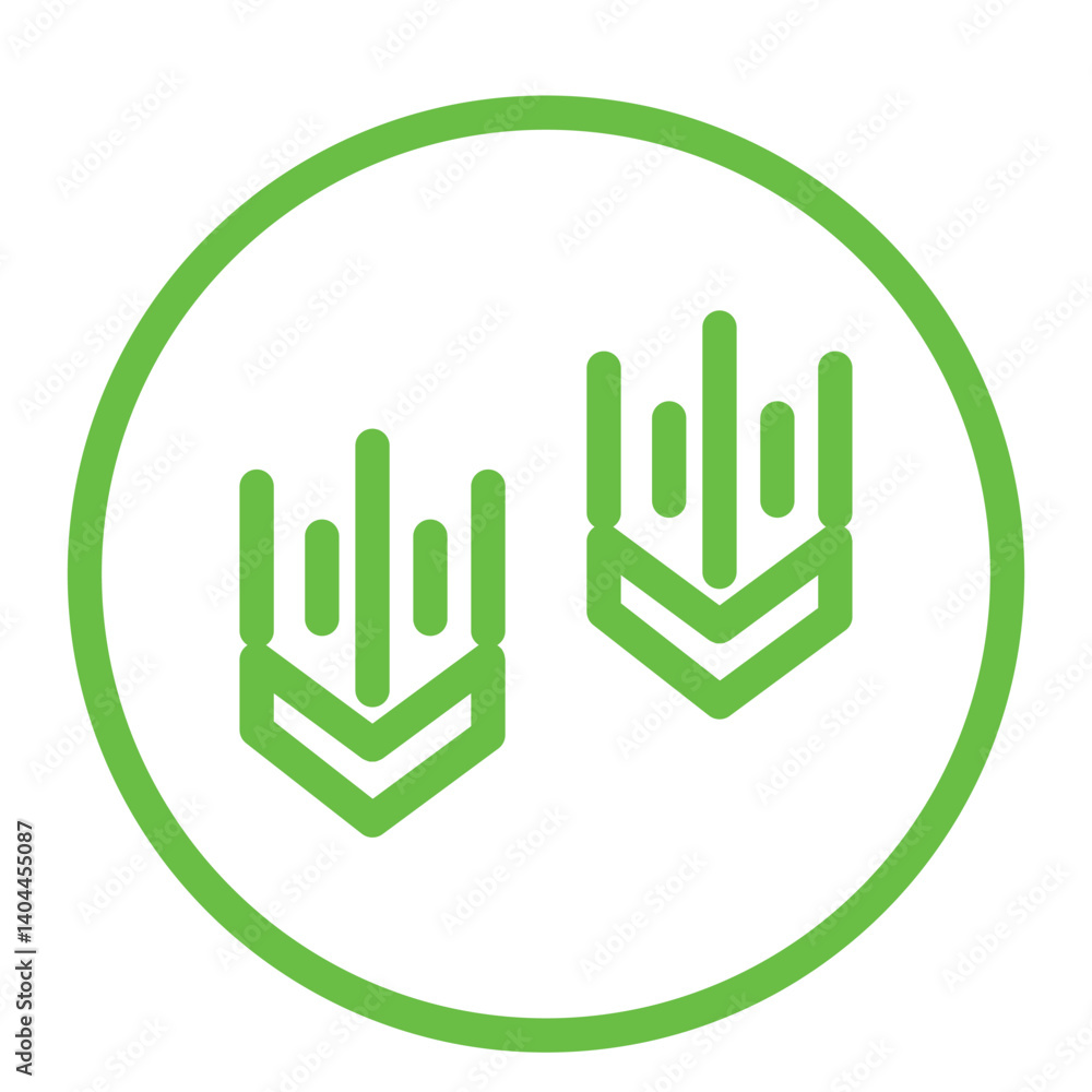 Obraz premium down arrow icon