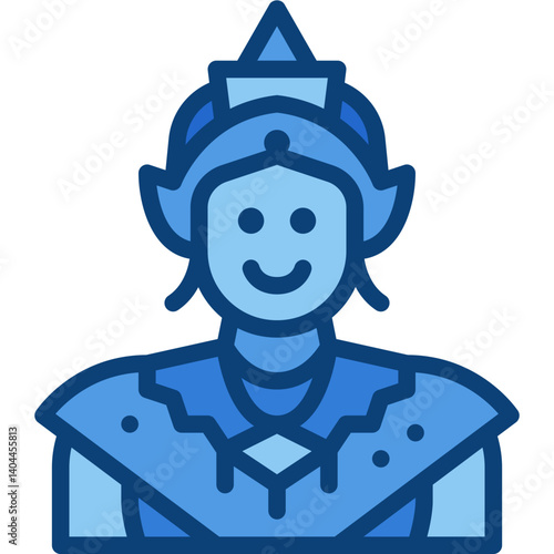 dancer two tone icon