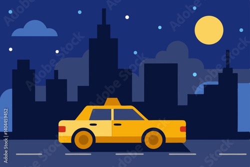 taxi in the city