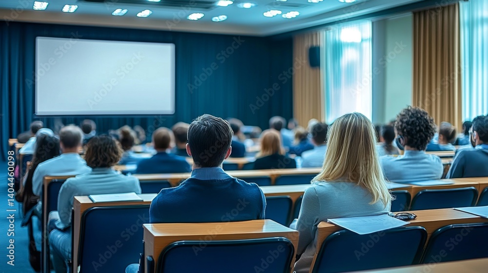 Business education seminar featuring an engaging speaker. Business education seminar featuring an engaging speaker.