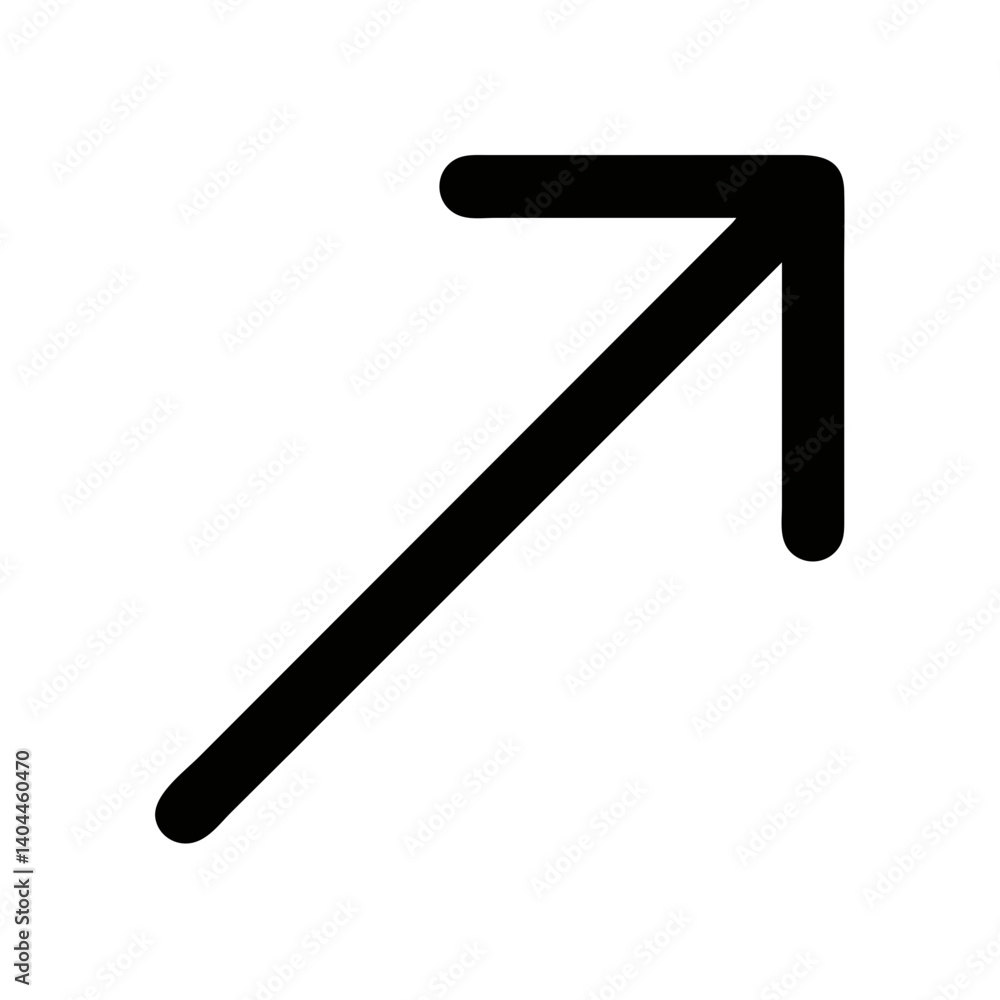 Diagonal Upward Right Corner Arrow Icon Design Diagonal Upward Right Corner Arrow Icon Design