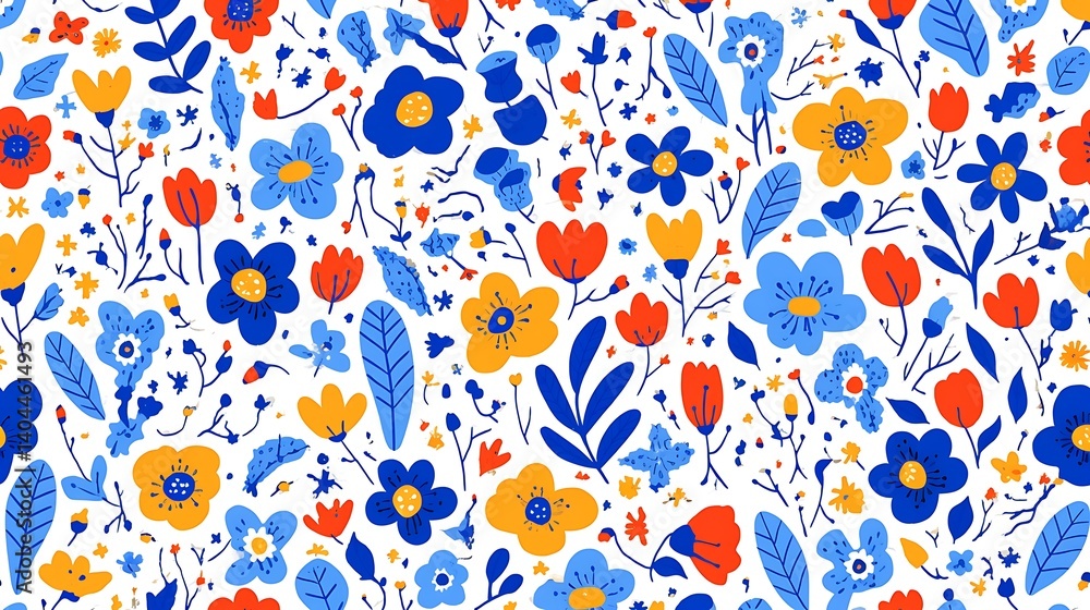 Floral Pattern Background Design Floral Pattern Background Design