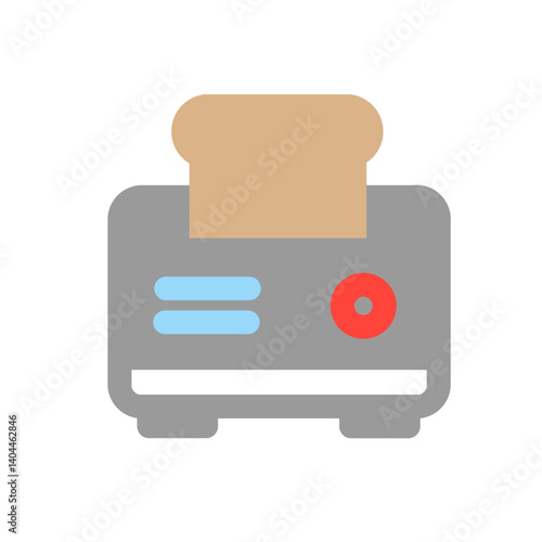 toaster flat icon