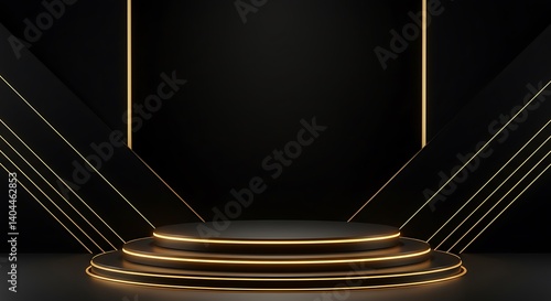 Obsidian Throne of Light AI Generated