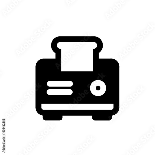 toaster glyph icon