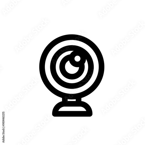 webcam line icon